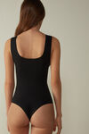 Body in cotone Supima® con scollo rotondo