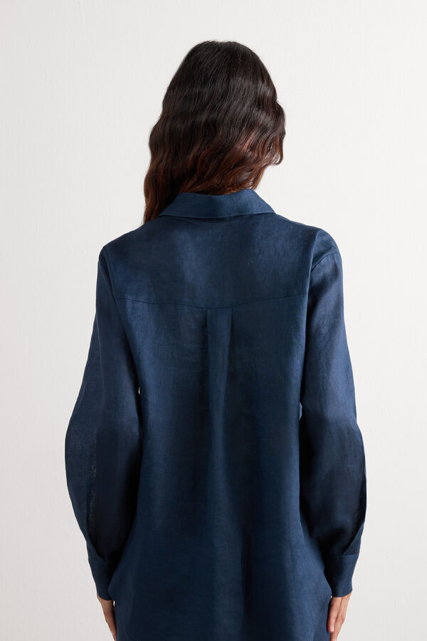 The Pure Linen Plain-Weave Linen Shirt