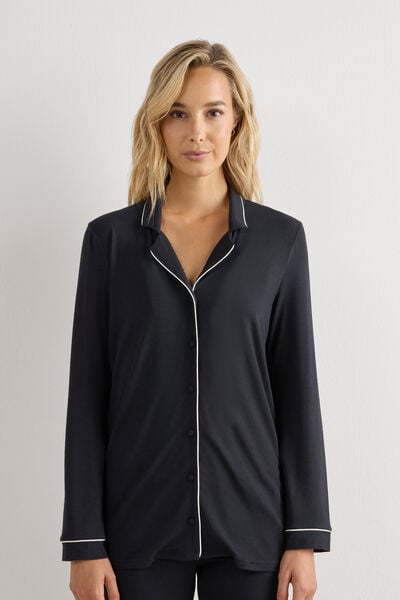 Long-Sleeve Micromodal Jacket