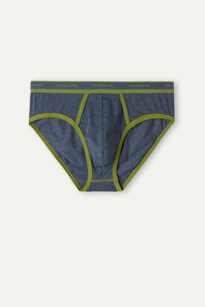 Slip aus Supima®-Stretch-Baumwolle mit Logo