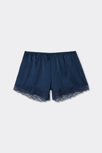 Silk Shorts with Lace