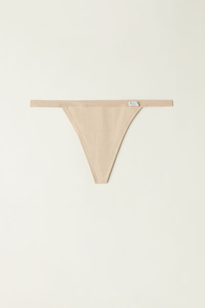 Cotton Thong with Side Straps