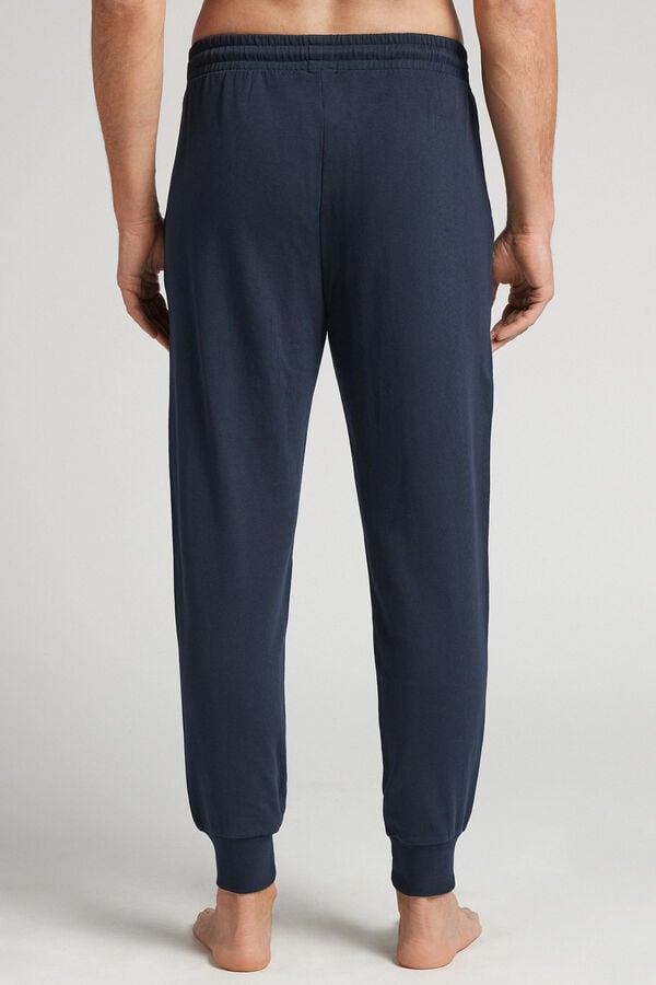 Pantalones Largos de Felpa de Algodón