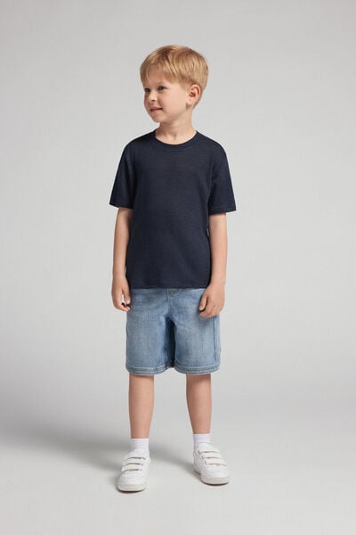 T-shirt Bambino in Lino