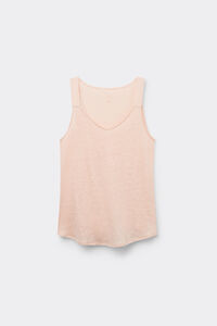 Camiseta de Tirantes de Lino