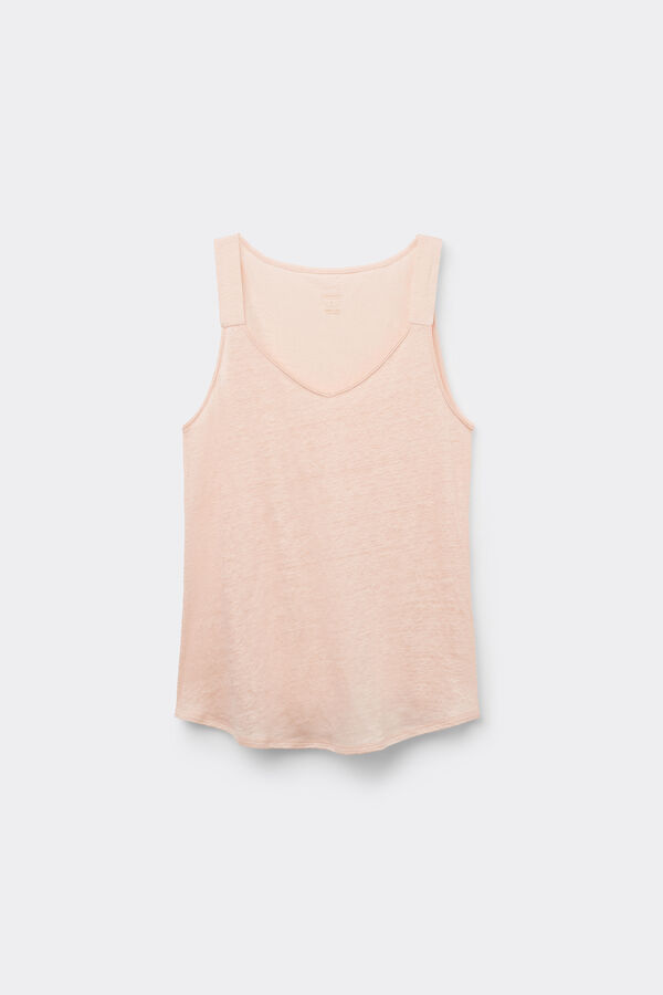 The Pure Linen リネン タンクトップ