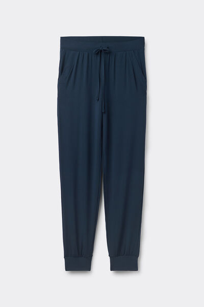 Cuffed Modal Trousers