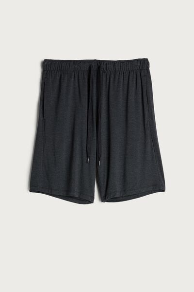 Kurze Hose aus Seide und Modal