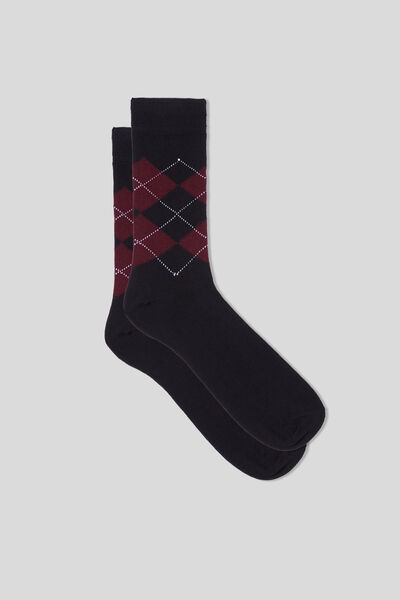 Short Patterned Soft Cotton Socks