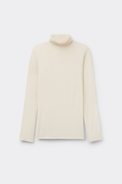 Maglia Collo Alto in Fresh Bamboo
