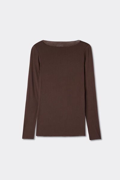 Boat Neck Modal Cashmere Ultralight Jumper