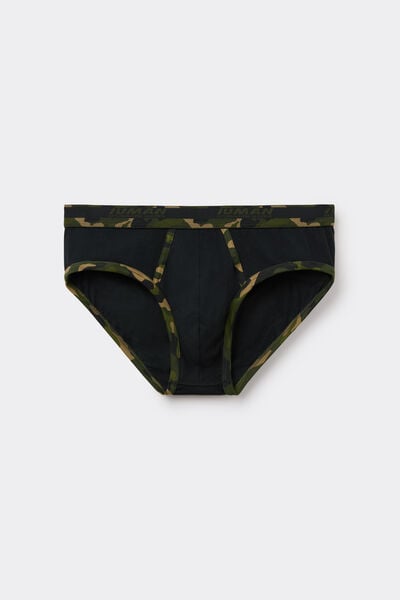 Cuecas Algodão Superior Perfil Camuflado