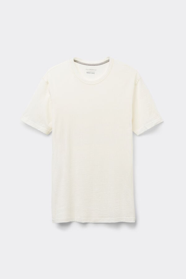 Kortärmad t-shirt i stretchig merinoull