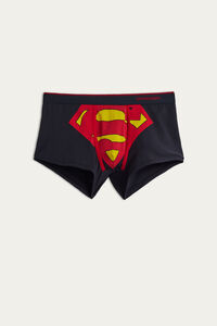 Superman Logo Print Boxers in Stretch Supima® Cotton