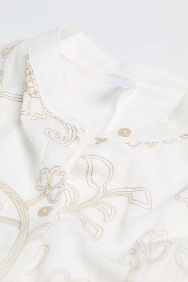 Nomadic Fringes Macram&eacute; Camisole with Wide Shoulders