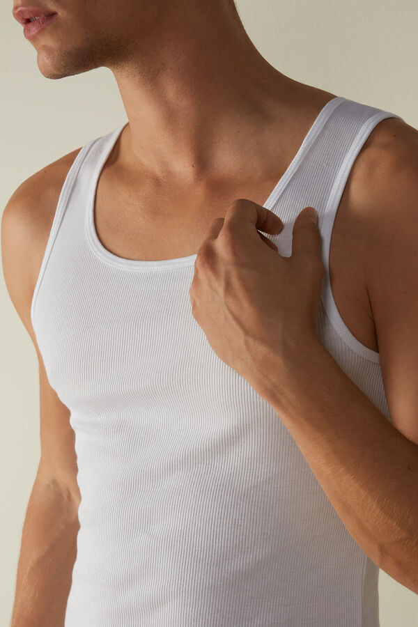 Indica apaciguar la licenciatura Camiseta de Tirantes Algodón Supima Punto Canalé | Intimissimi