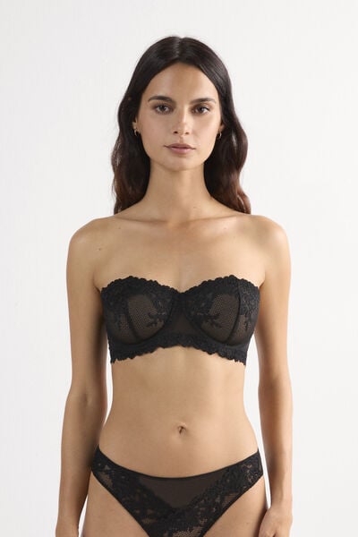 Reggiseno a Fascia Pretty Flowers