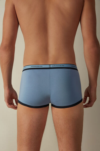 Boxer em Algodão Supima®  Elasticizado com Logótipo