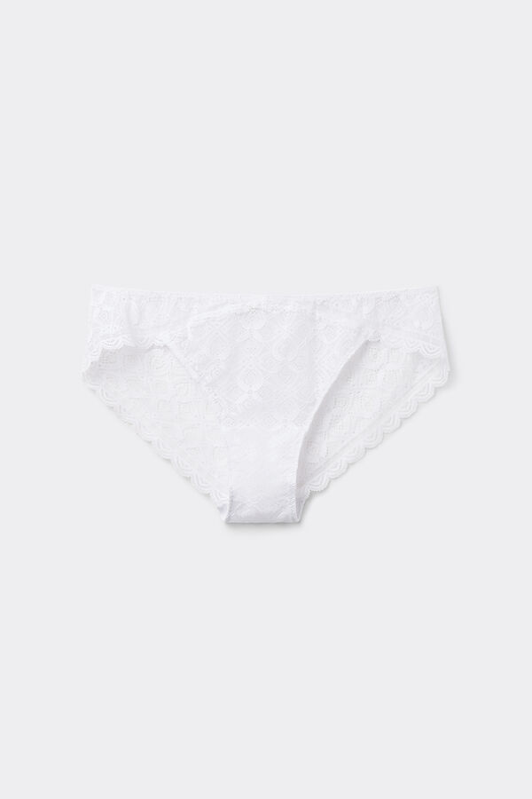 Culotte femme en dentelle taille basse