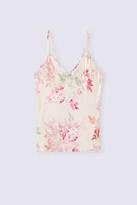 Top aus Satin Secret Garden