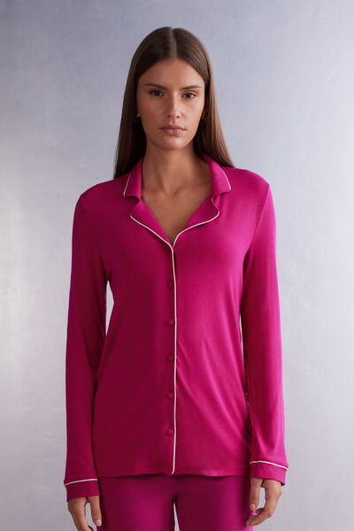 Long-Sleeve Micromodal Jacket