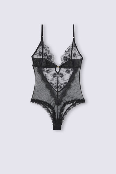 Body en tulle et dentelle SENSUAL FLOWERS