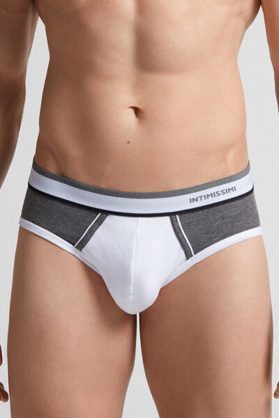 Two-Tone Stretch Supima® Cotton Briefs