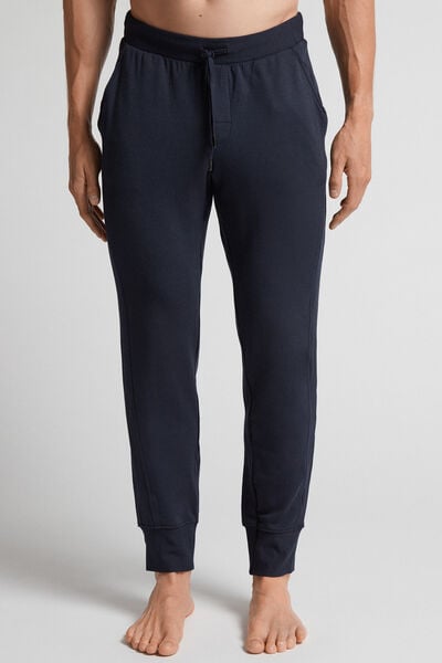 Pantalone lungo in modal/cashmere