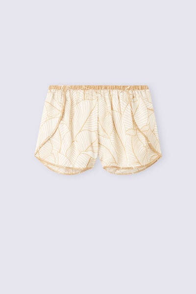 Shorts aus Satin Golden Hour