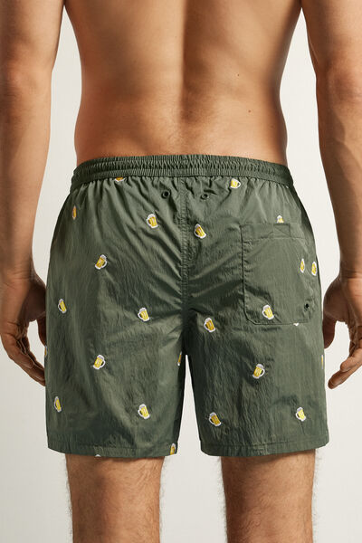 Costume Boxer Mare Ricamo Birre