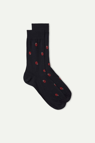 Pánské Krátké Vzorované Ponožky z Bavlny Supima®