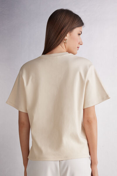 Maglia Manica Corta in Cotone Luxury