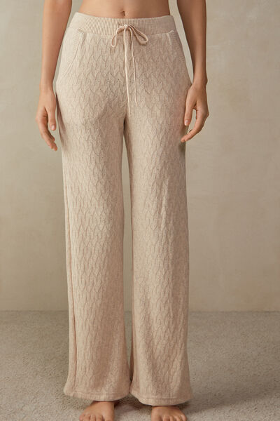Winter Braid Full-Length Jacquard Trousers
