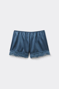 Silk Shorts with Lace