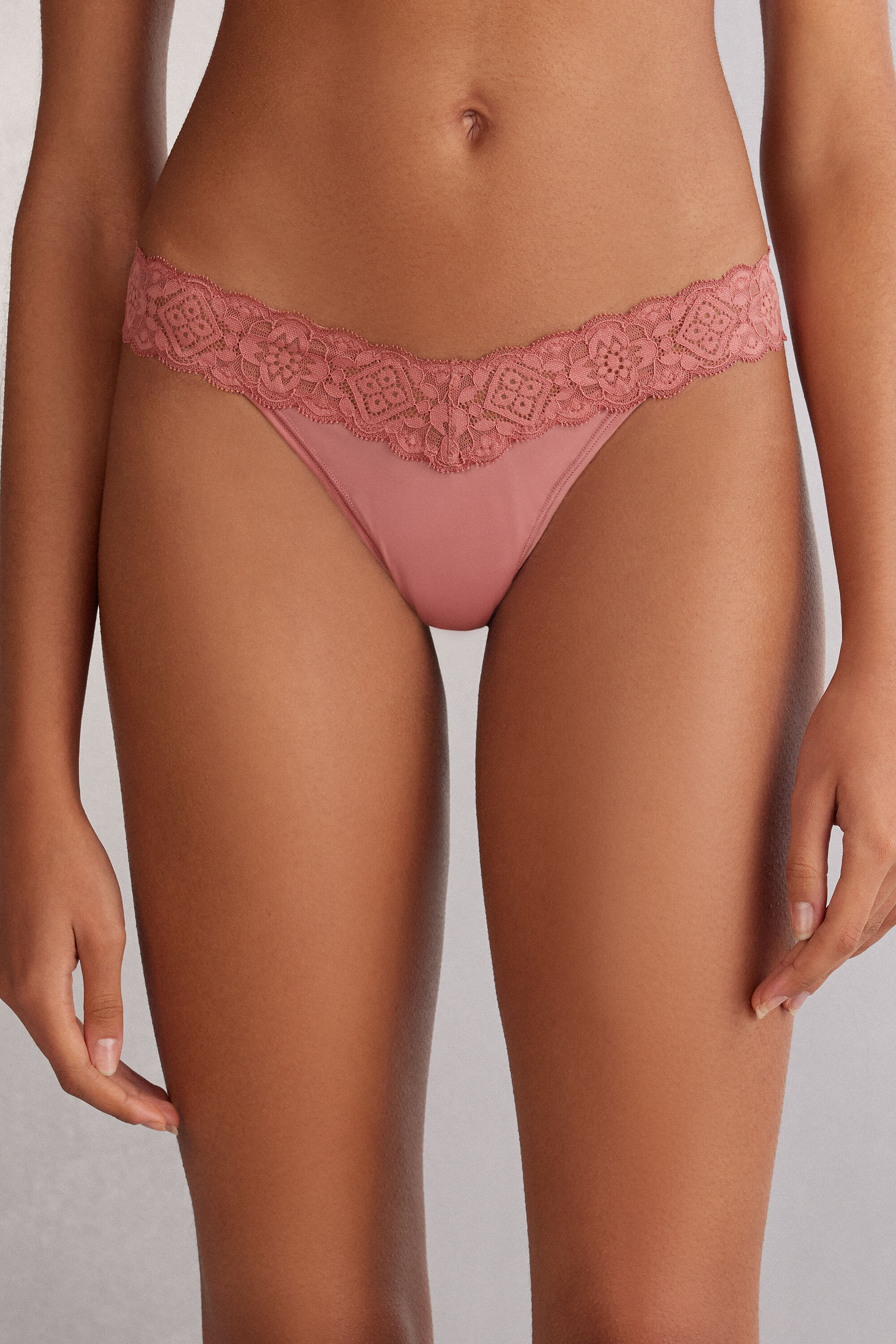 Lace and Microfiber ‘80s Style Brazilian