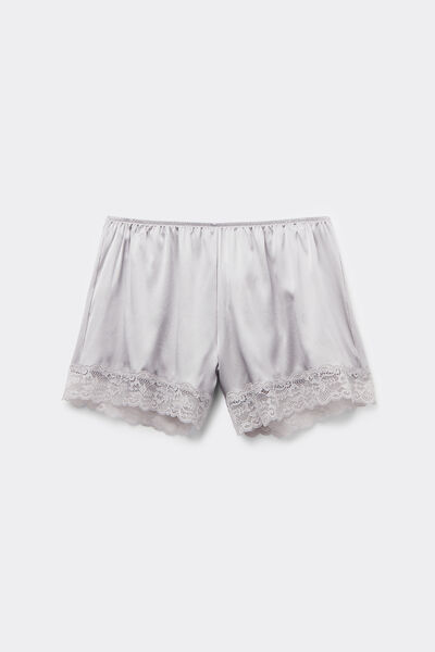 Korte Broek van Zijde met Kant
