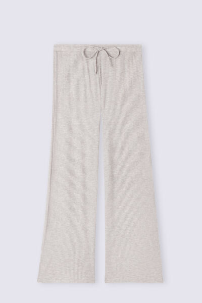 Pantaloni Lungi Tip Palazzo din Modal Chic Comfort