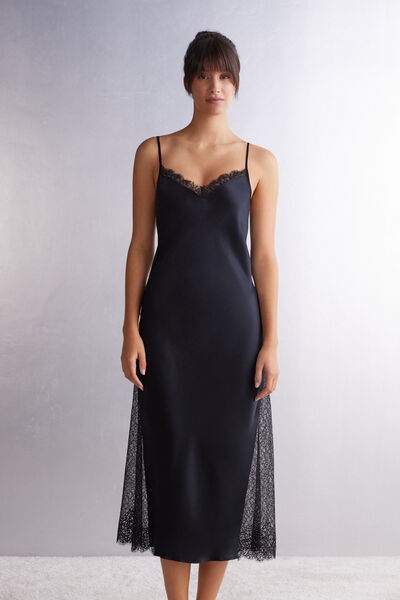 Living in Luxe Long Silk Slip