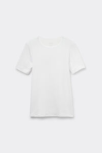Short-Sleeved Crew-Neck Micromodal Top