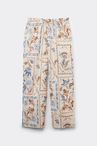 Pantaloni Lino e Cotone Italian Riviera