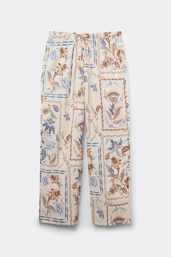 Pantalons de Lli i Cotó Italian Riviera