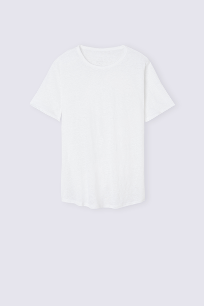The Pure Linen Short-Sleeved Linen Top