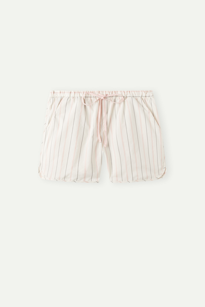 Soft Spring Plain-Weave Cotton Shorts