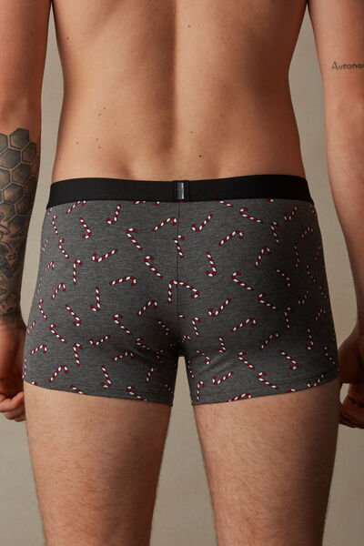 Candy Cane Boxers in Stretch Supima® Cotton