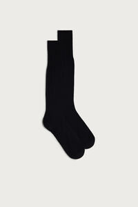 Long Sateen Cotton Lisle Socks