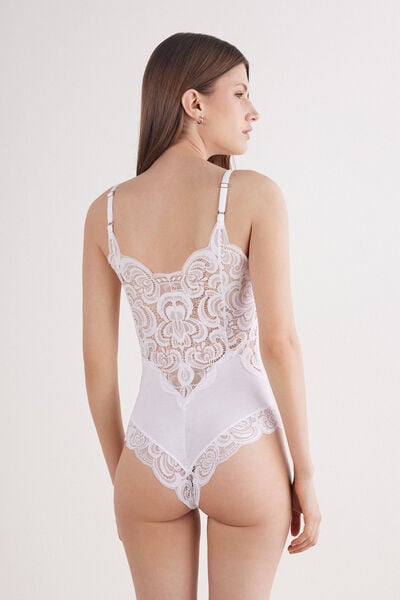 Bodi od čipke i lagane viskoze od bambusa Scent of Summer