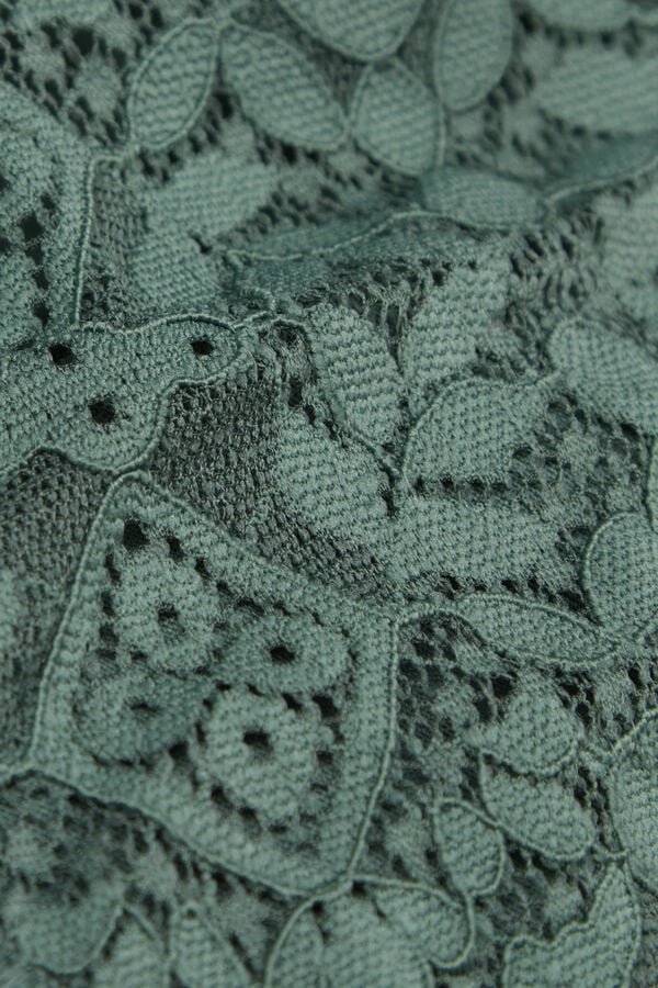 Tanga en Dentelle et Microfibre