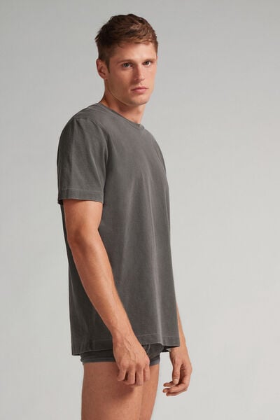 T-shirt en Coton Washed Collection
