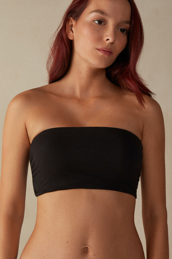 Top bandeau en coton