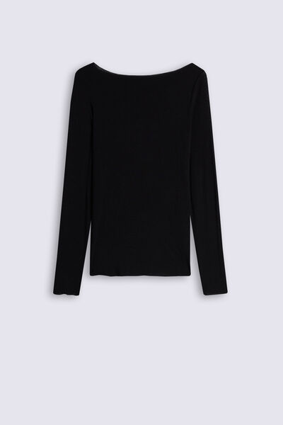 Boat Neck Modal Cashmere Ultralight Jumper